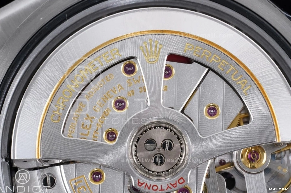 Best 813 Oysterflex V2 Stick 1:1 Daytona Strap Edition 126519 Dial on (Weighted) VSF Silver VS4131 Black Stretchable 0227